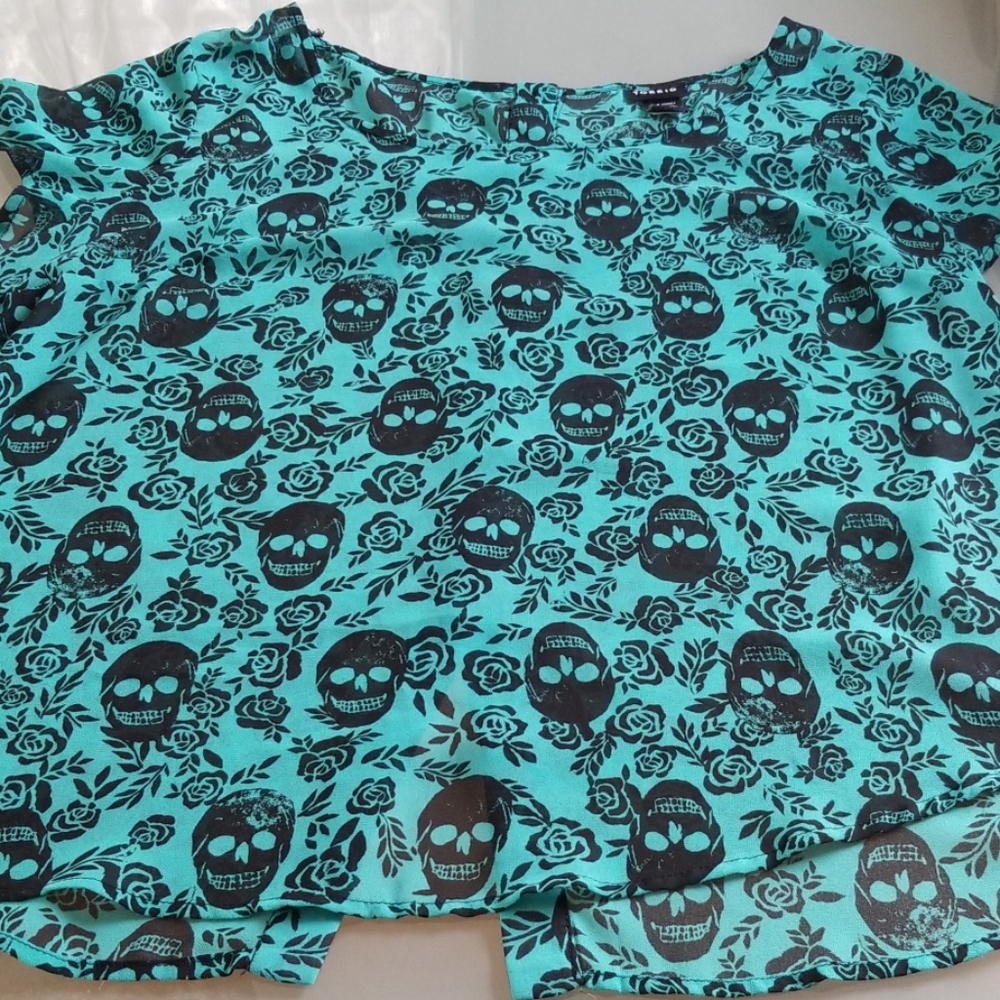 Torrid Skull Blouse